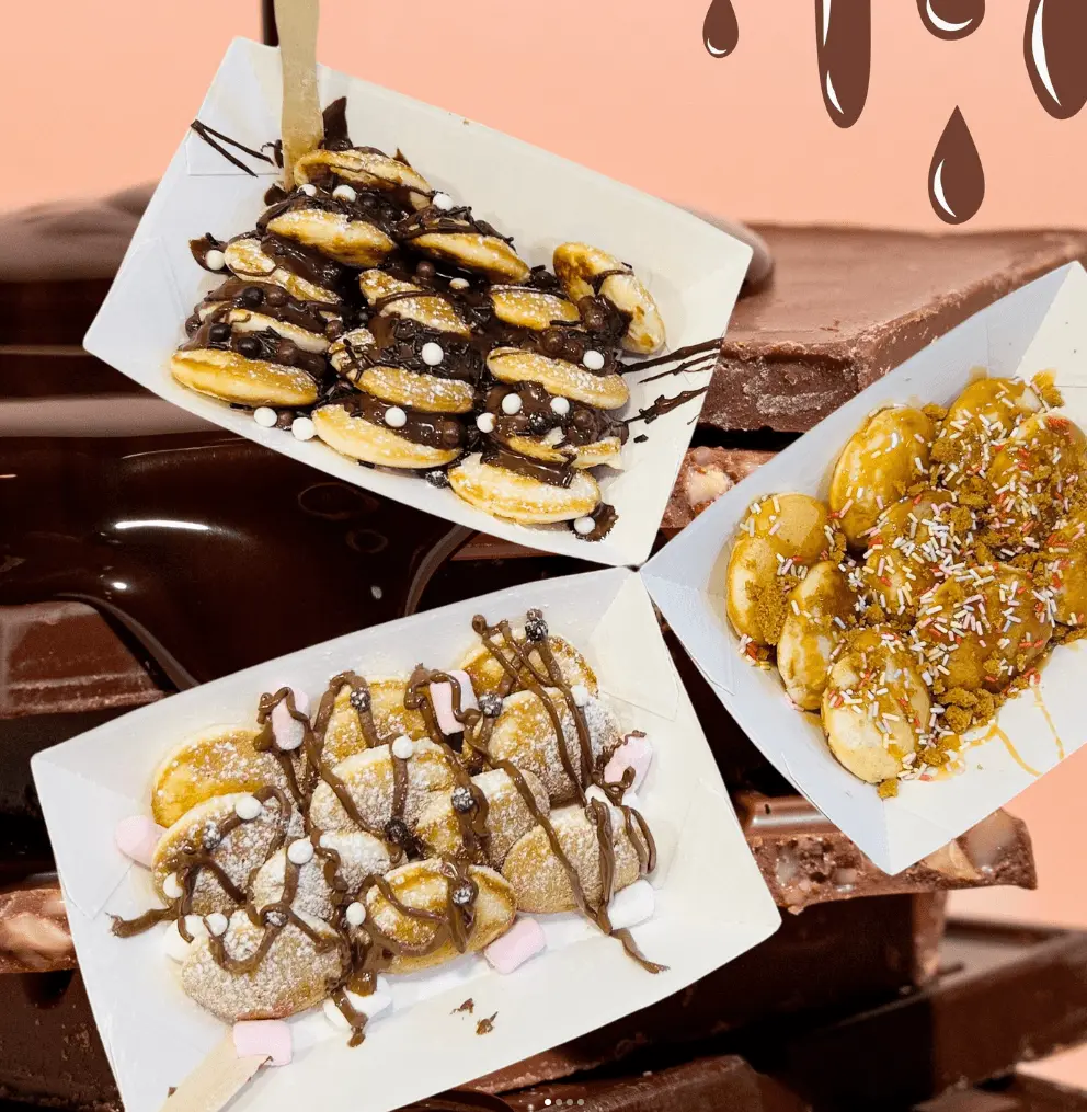 Mini-pancakes poffertjes — présentation